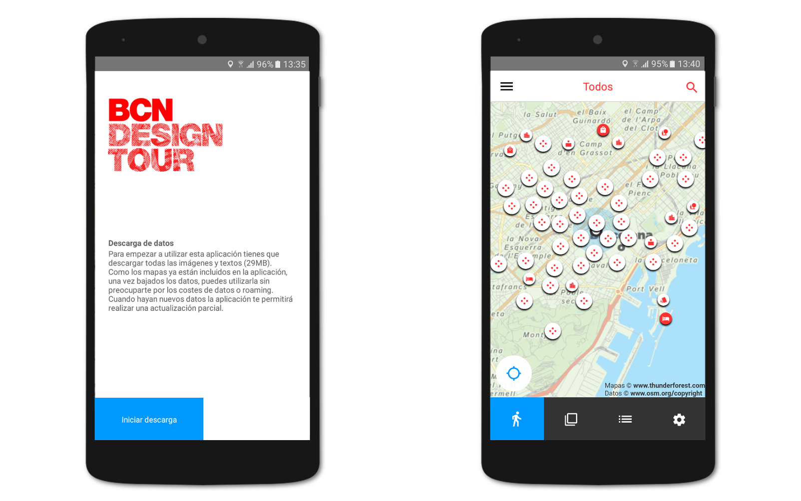 BCN Design Tour App